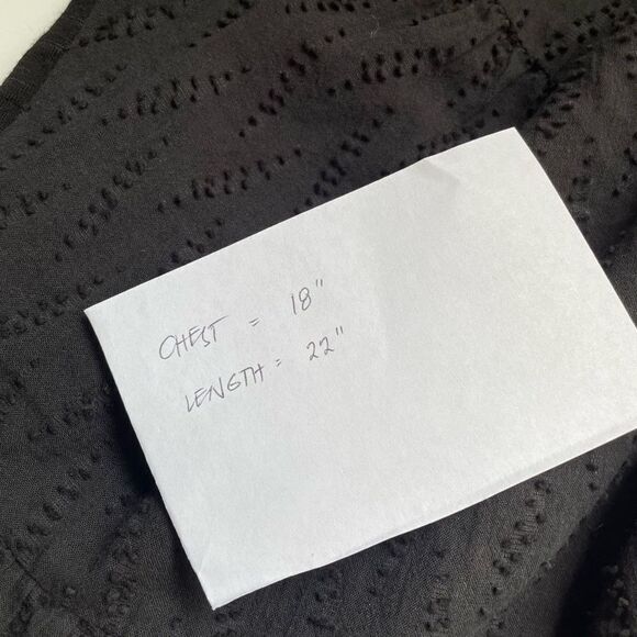 Anthropologie Dolan Black Popover Peasant Blouse size XS‎ - Picture 9 of 9